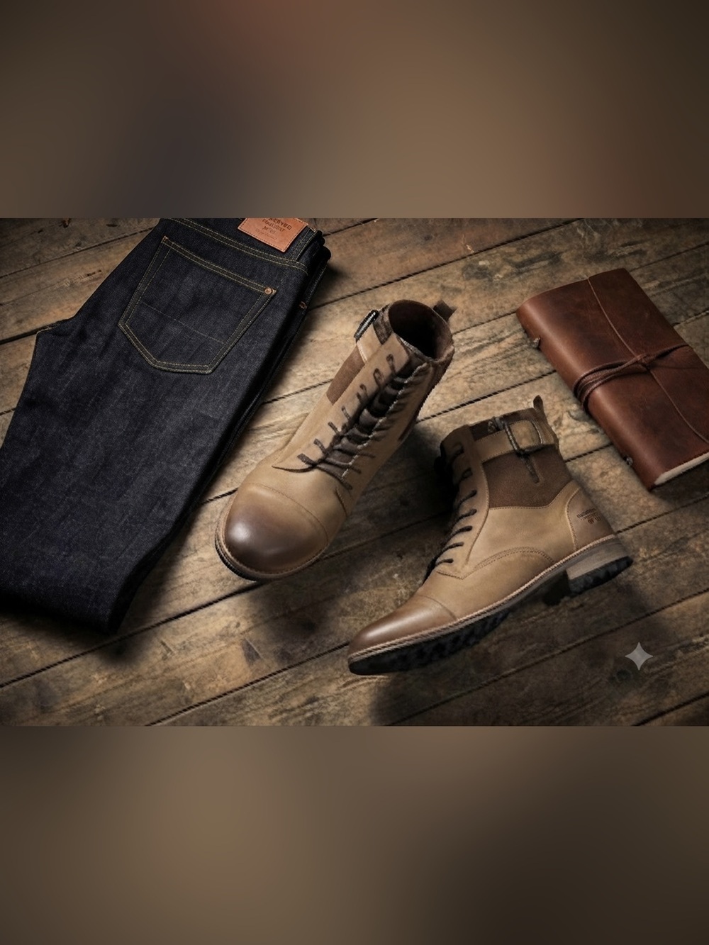 Reserved Footwear RF 121 - Rugged-Refined Cap Toe Combat Boot Size 8 - Picture 6 of 6